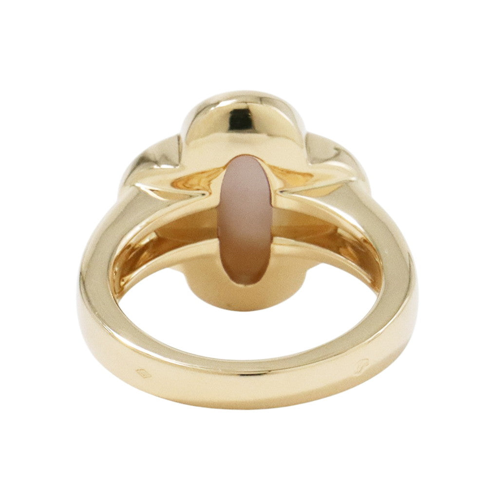 Van Cleef & Arpels Pure Alhambra Ring Size 51/#11VCARA35951/VCARA35900 18K Yellow Gold