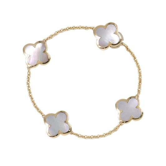 Van Cleef & Arpels Pure Alhambra Bracelet 4 MotifsVCARA36300 18K Yellow Gold