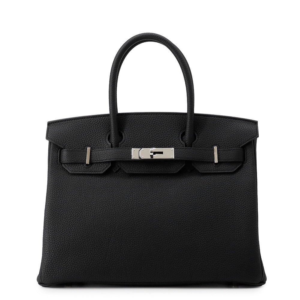 HERMES Birkin Black Togo Leather Size 30