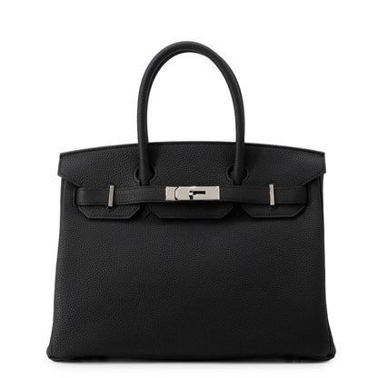 HERMES Birkin Black Togo Leather Size 30