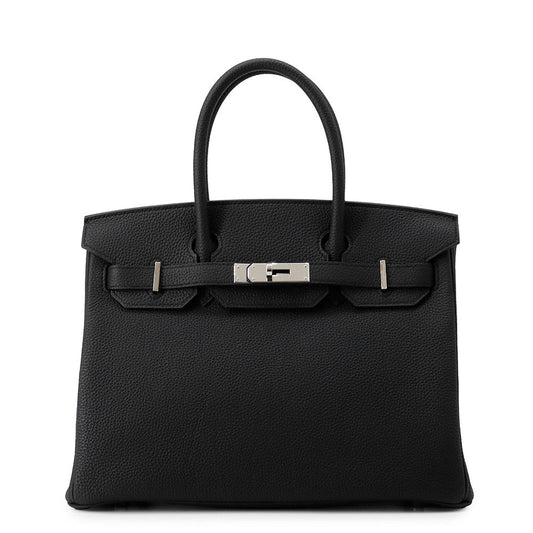 HERMES Birkin Black Togo Leather Size 30