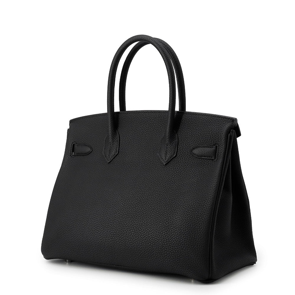 HERMES Birkin Black Togo Leather Size 30