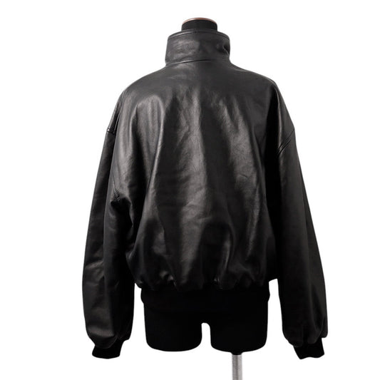 BALENCIAGA Leather Jacket Size XS Black851025 TSS02 1000 Semi-shiny grain sheepskin