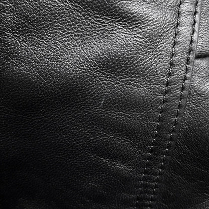BALENCIAGA Leather Jacket Size XS Black851025 TSS02 1000 Semi-shiny grain sheepskin