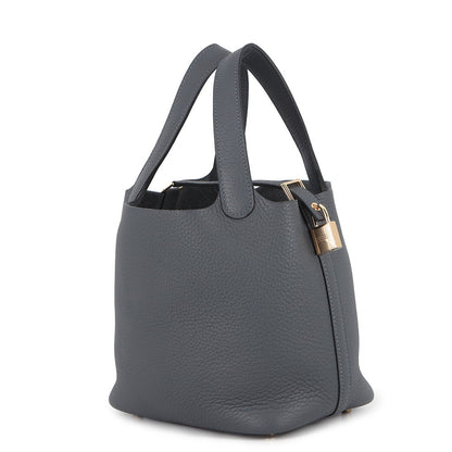 HERMES Picotin Lock Grimist Taurillon Clemence Size PM