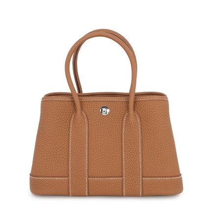 HERMES Neo Garden Gold Negonda Leather Size 23