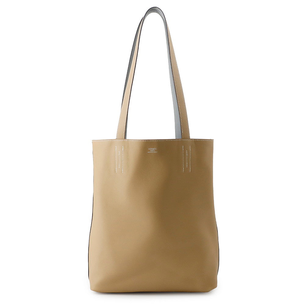 HERMES Double Sense Neo Gripantin/Poussiere Swift Leather Size 28