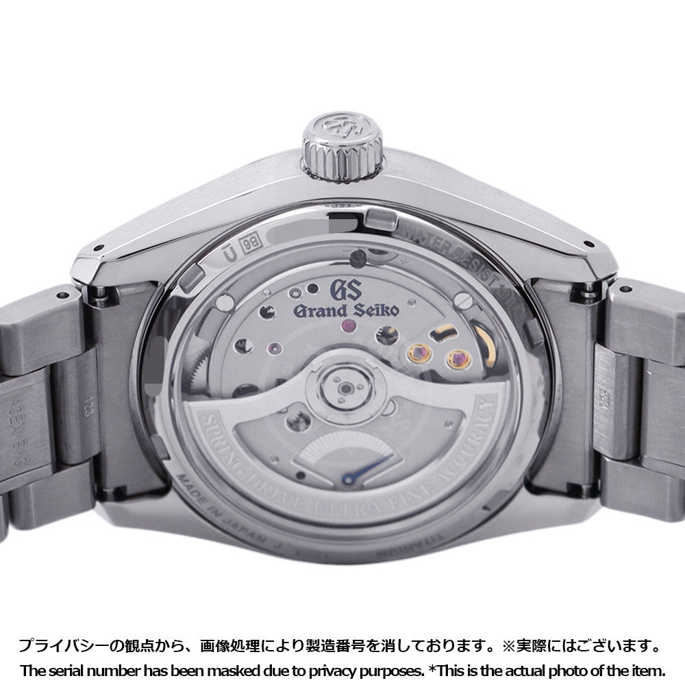SEIKO Grand Seiko Evolution 9 Collection Spring Drive UFA W37mm TI Blue DialSLGB003