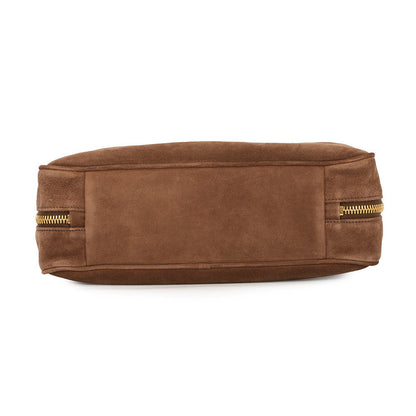 MIUMIU Bow Bag Cocoa Brown5BB117 suede Size 34