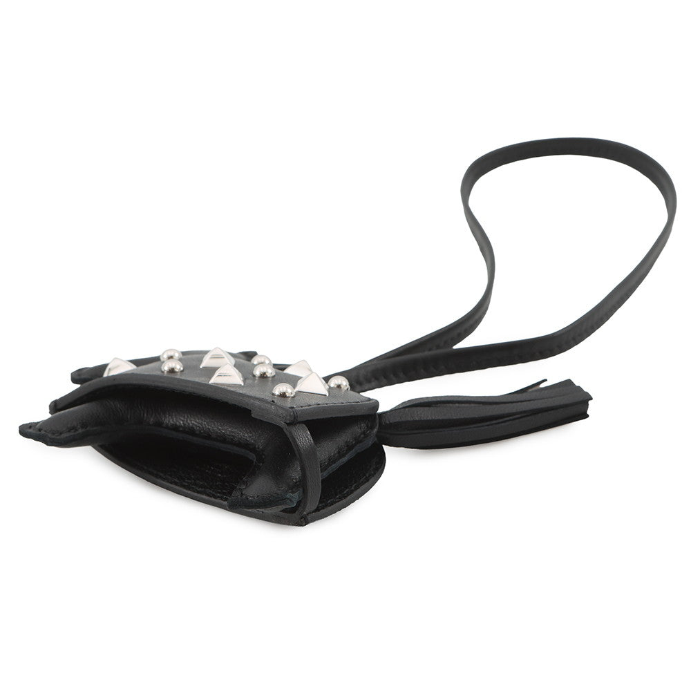 HERMES Rodeo Robeo Padlock Black Lambskin
