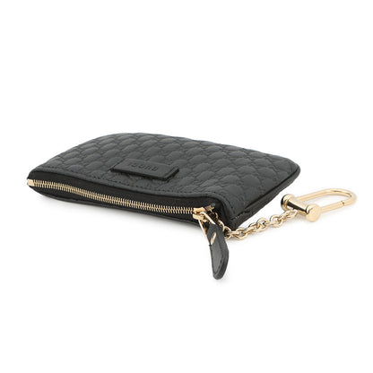 GUCCI MicroGuccissima Key Ring Coin purse Black544248 203887 Leather