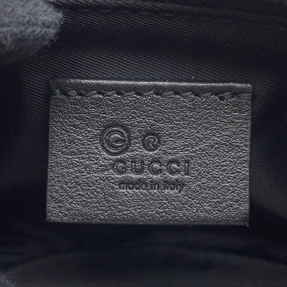 GUCCI MicroGuccissima Key Ring Coin purse Black544248 203887 Leather