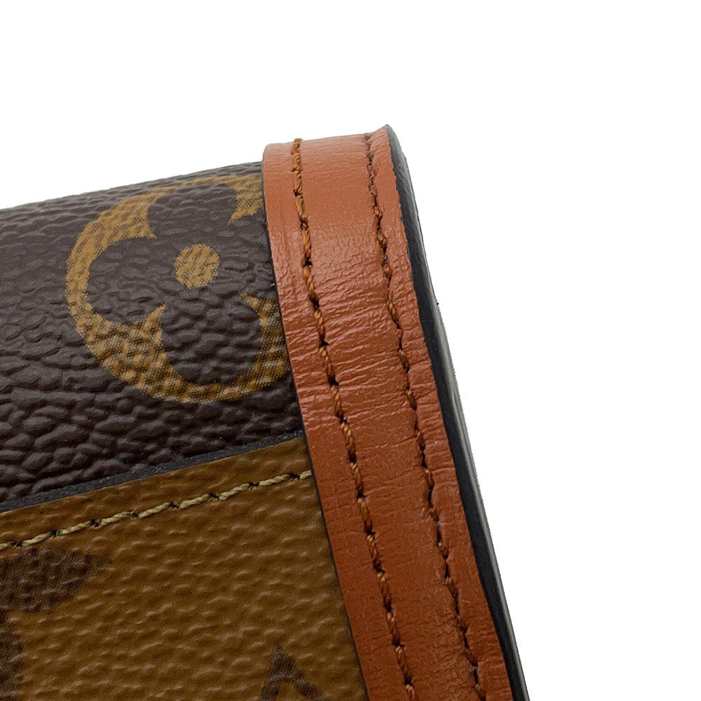 LOUIS VUITTON Portefeuille Sarah Dauphine NoirM46645 Monogram/Monogram Reverse Canvas