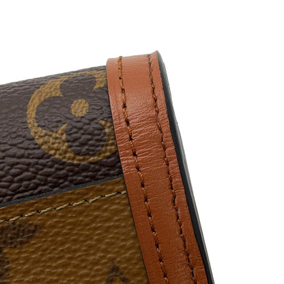 LOUIS VUITTON Portefeuille Sarah Dauphine NoirM46645 Monogram/Monogram Reverse Canvas