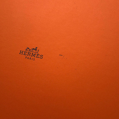 HERMES Carre Masan & Masan Masan Masan Size 90 White/Beige/Grease Silk100%