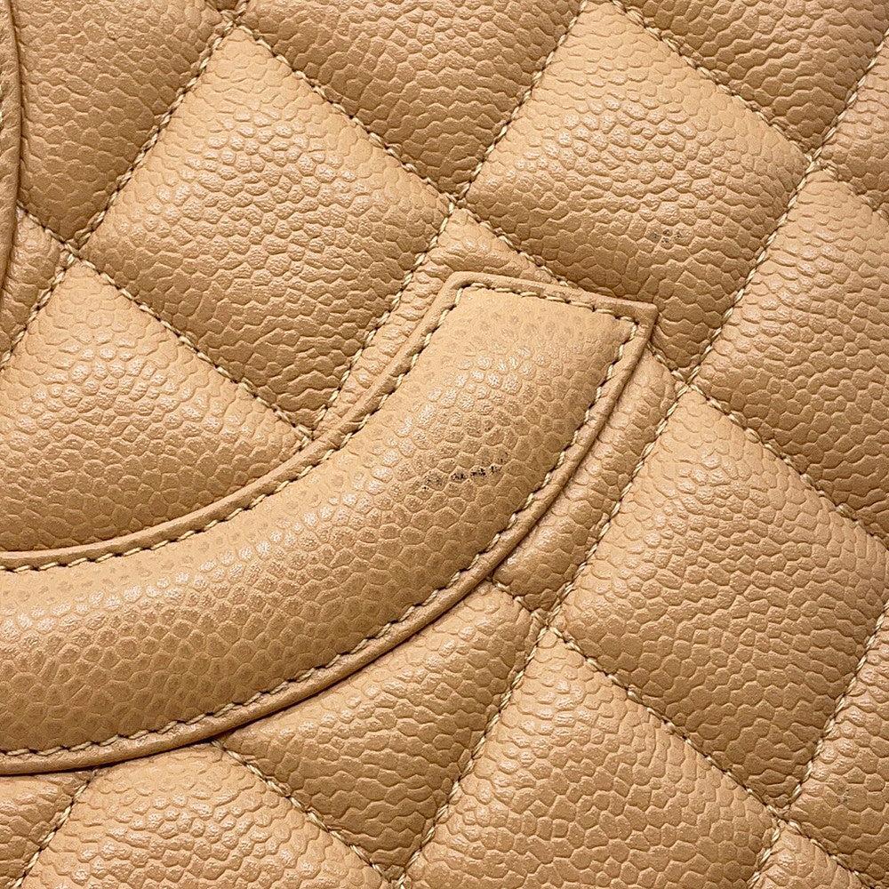 CHANEL Medallion Tote BeigeA01804 Caviar Leather