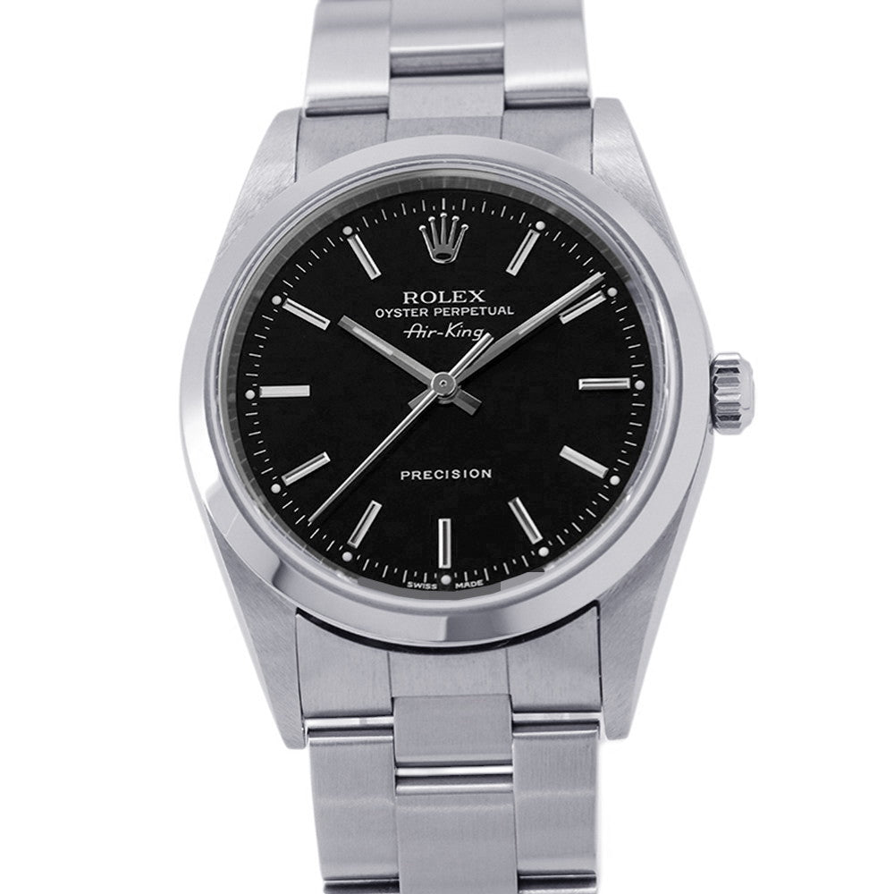 ROLEX Air-King W34mm Stainless Steel Black Dial14000M