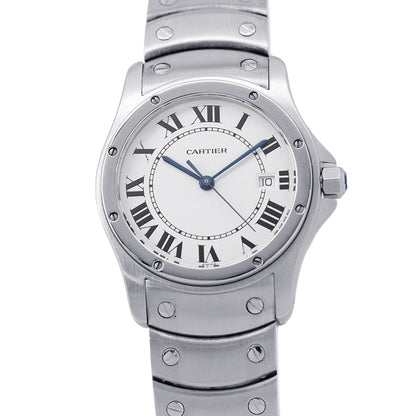 CARTIER Santos Cougar MM W29mm Stainless Steel White DialW20027K1