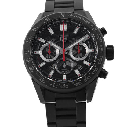 TAG HEUER Carrera Caliber Heuer 02 Chronograph W45mm Stainless Steel Ceramic Skeleton/Black DialCBG2A90.BH0653