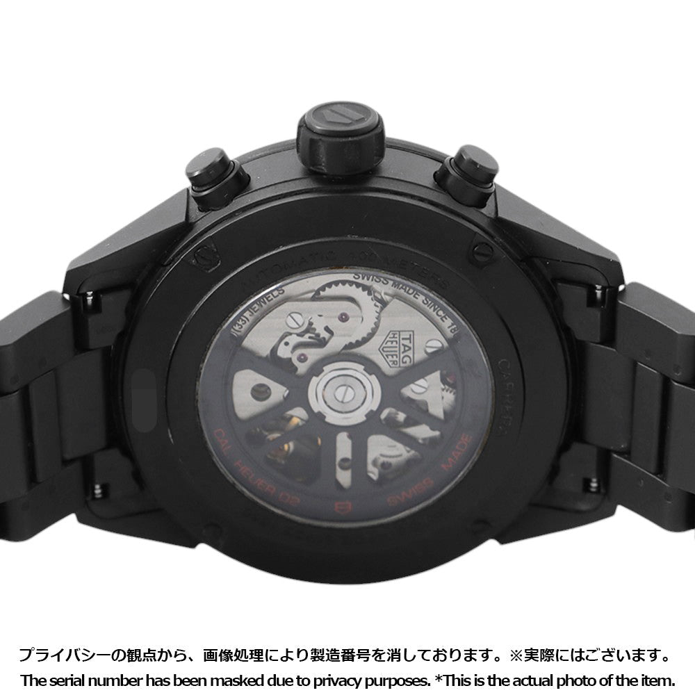 TAG HEUER Carrera Caliber Heuer 02 Chronograph W45mm Stainless Steel Ceramic Skeleton/Black DialCBG2A90.BH0653