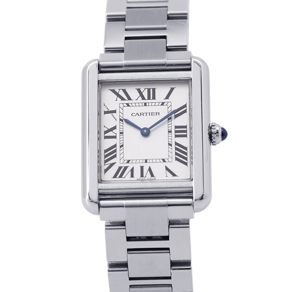 CARTIER Tank Solo SM H31mm x W24.4mm Stainless Steel Silver DialW5200013