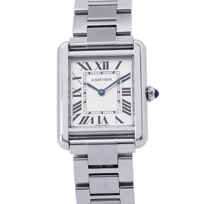 CARTIER Tank Solo SM H31mm x W24.4mm Stainless Steel Silver DialW5200013