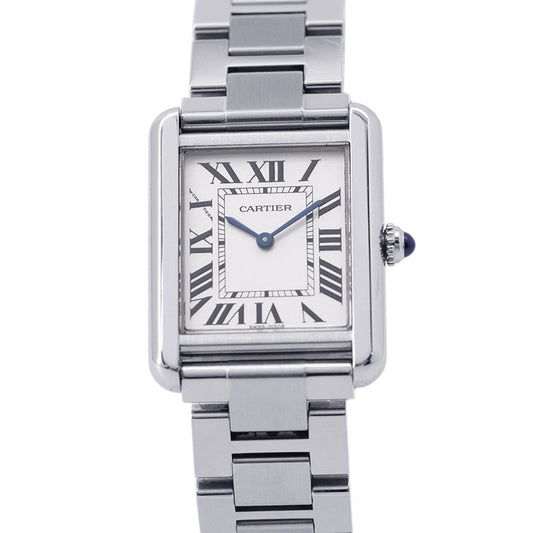 CARTIER Tank Solo SM H31mm x W24.4mm Stainless Steel Silver DialW5200013