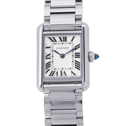 CARTIER Tank mast SM H29.5mm×W22mm Stainless Steel Silver DialWSTA0051