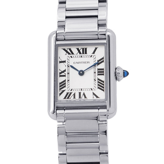 CARTIER Tank mast SM H29.5mm×W22mm Stainless Steel Silver DialWSTA0051