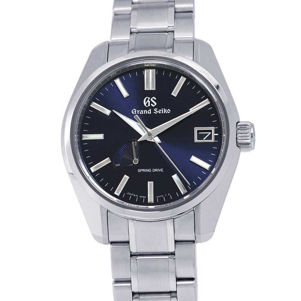 SEIKO Grand Seiko Heritage Collection Spring Drive W40mm Stainless Steel Midnight Blue DialSBGA375