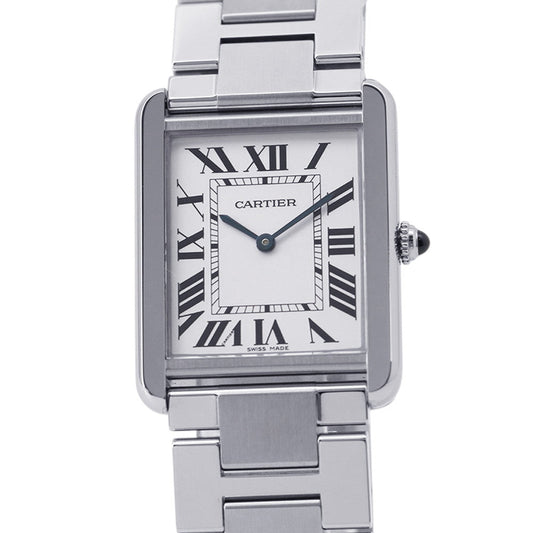 CARTIER Tank Solo LM H34.8mm×W27.4mm Stainless Steel Silver DialW5200014