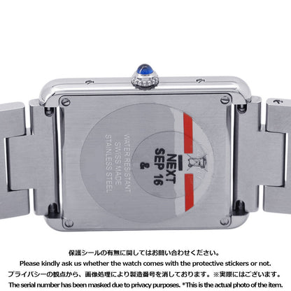 CARTIER Tank Solo LM H34.8mm×W27.4mm Stainless Steel Silver DialW5200014