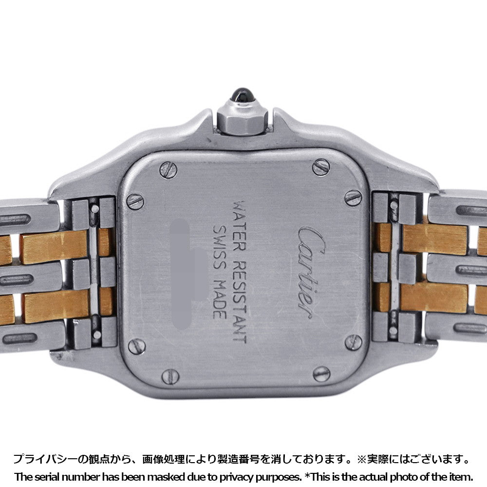 CARTIER PANTHERE SM 2 Row H30mm×W22mm Stainless Steel K18YG Ivory DialW25029B6