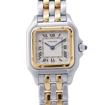 CARTIER PANTHERE SM 2 Row H30mm×W22mm Stainless Steel K18YG Ivory DialW25029B6