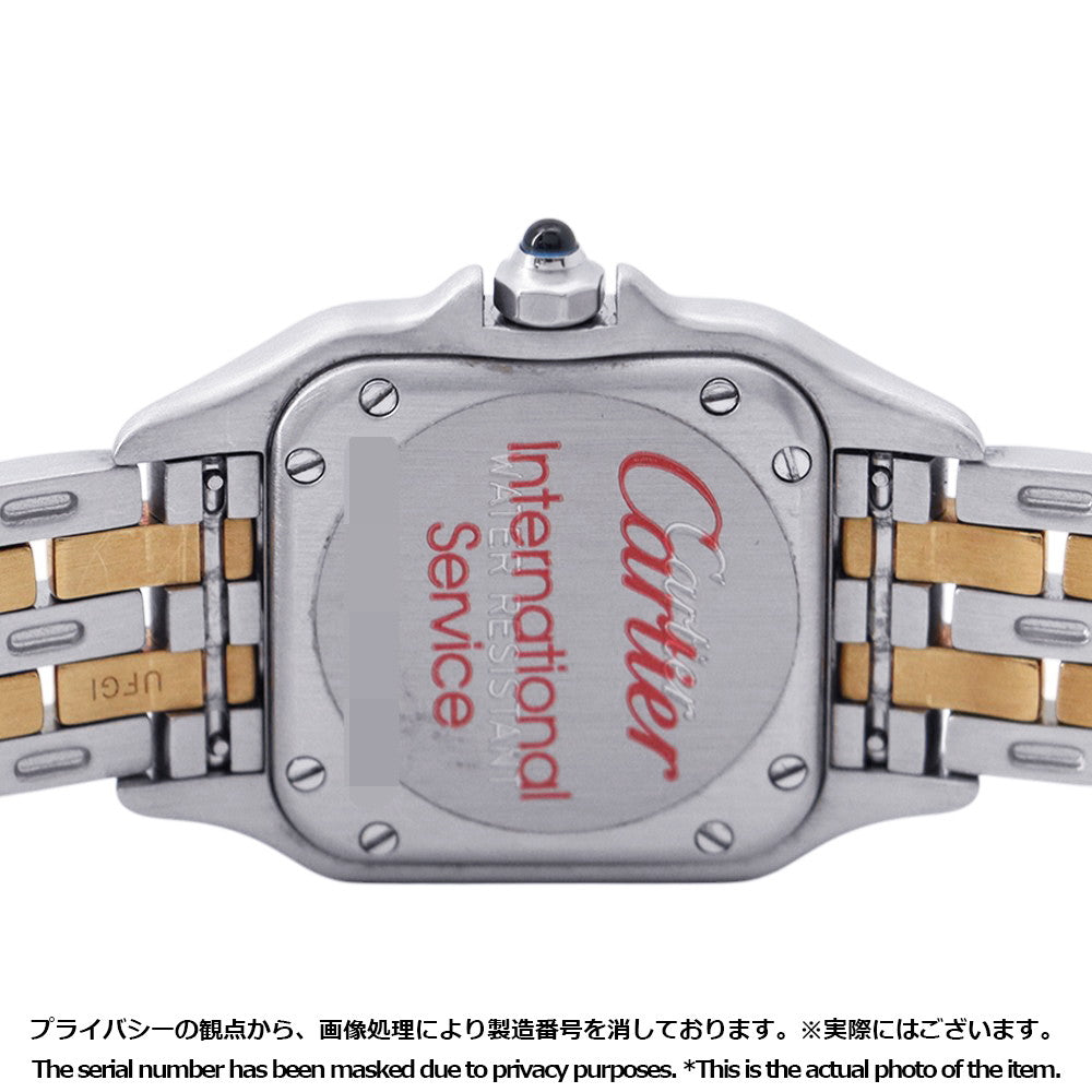 CARTIER PANTHERE SM 2 Row H30mm×W22mm Stainless Steel K18YG Ivory DialW25029B6