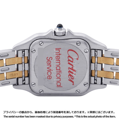 CARTIER PANTHERE SM 2 Row H30mm×W22mm Stainless Steel K18YG Ivory DialW25029B6