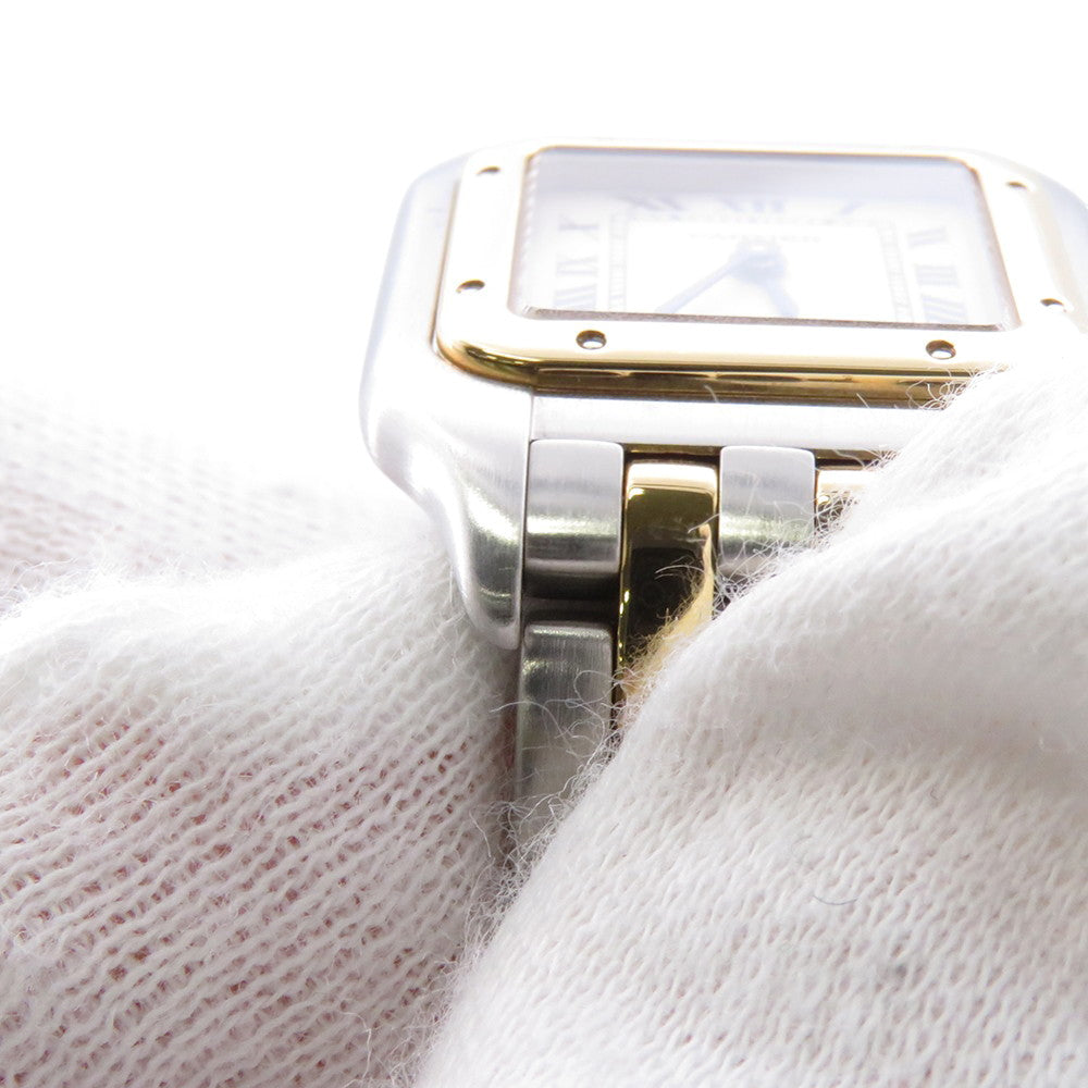CARTIER PANTHERE SM 2 Row H30mm×W22mm Stainless Steel K18YG Ivory DialW25029B6