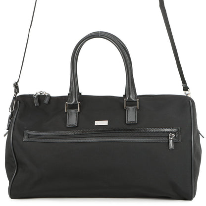 GUCCI 2WAYTravel Bag Black114674 Nylon Canvas Leather