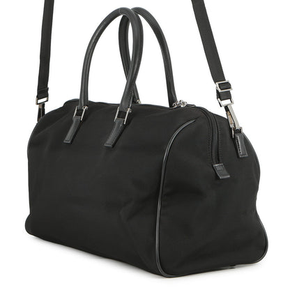 GUCCI 2WAYTravel Bag Black114674 Nylon Canvas Leather