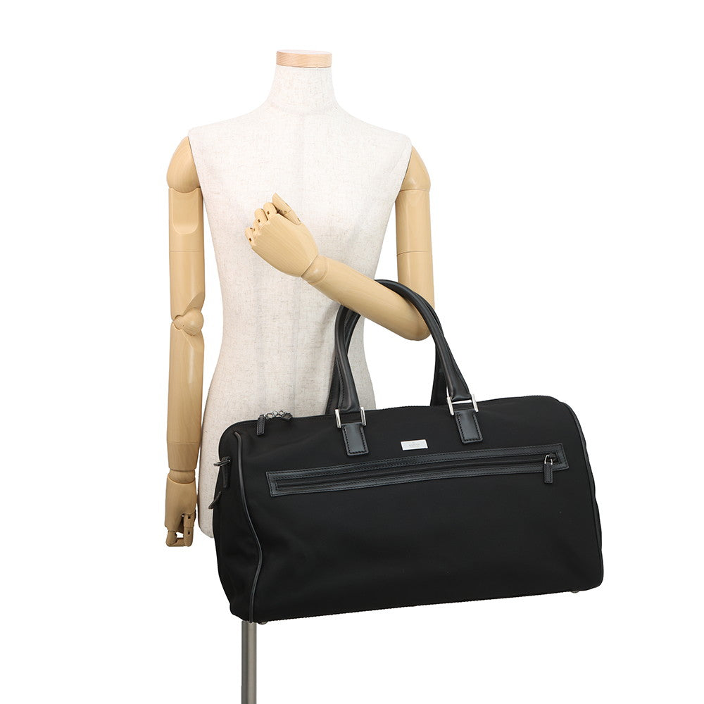 GUCCI 2WAYTravel Bag Black114674 Nylon Canvas Leather