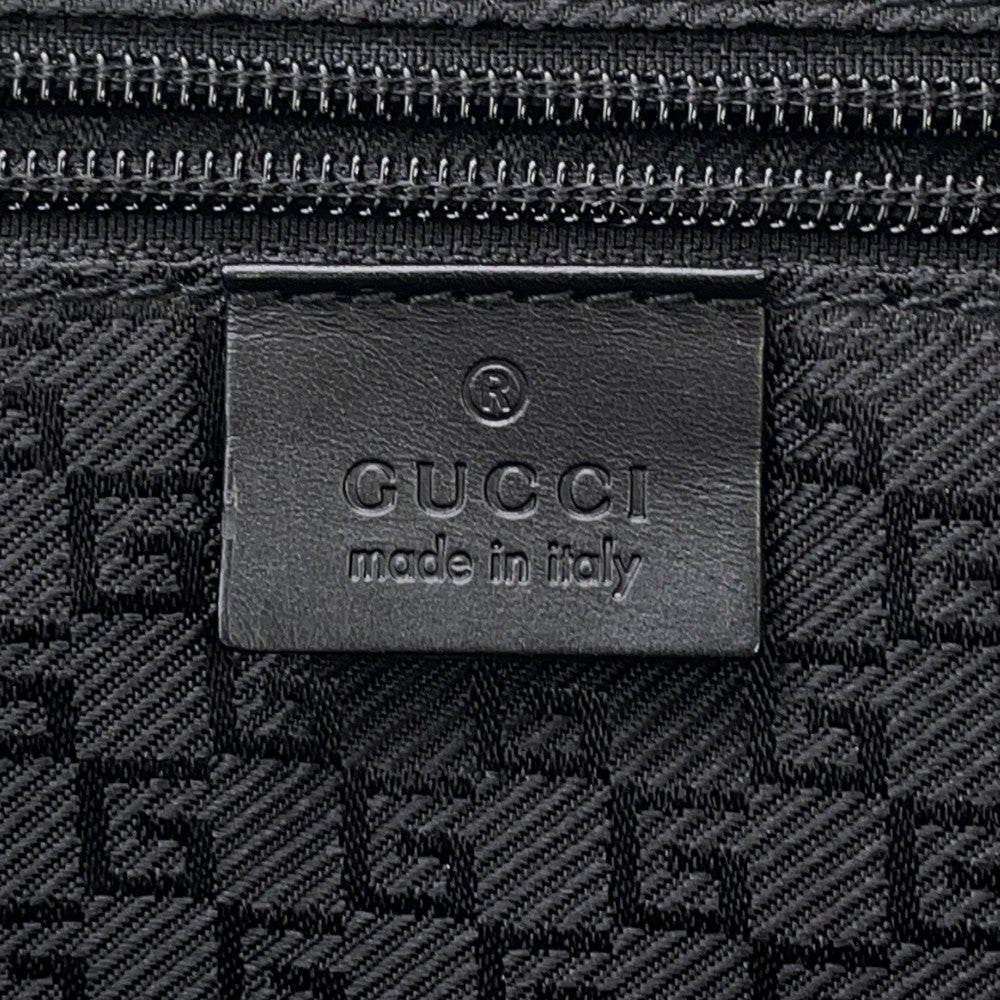 GUCCI 2WAYTravel Bag Black114674 Nylon Canvas Leather