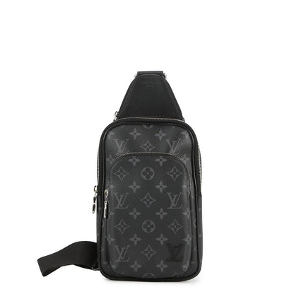 LOUIS VUITTON Avenue Sling Bag NoirM47137 Monogram Eclipse Size PM