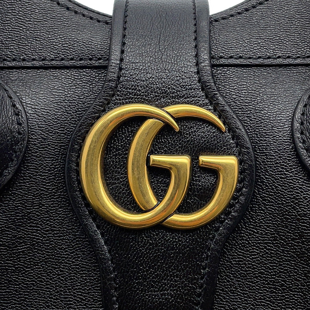 GUCCI 2WAYHandbag Black658450 498879 Leather