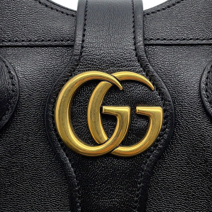 GUCCI 2WAYHandbag Black658450 498879 Leather