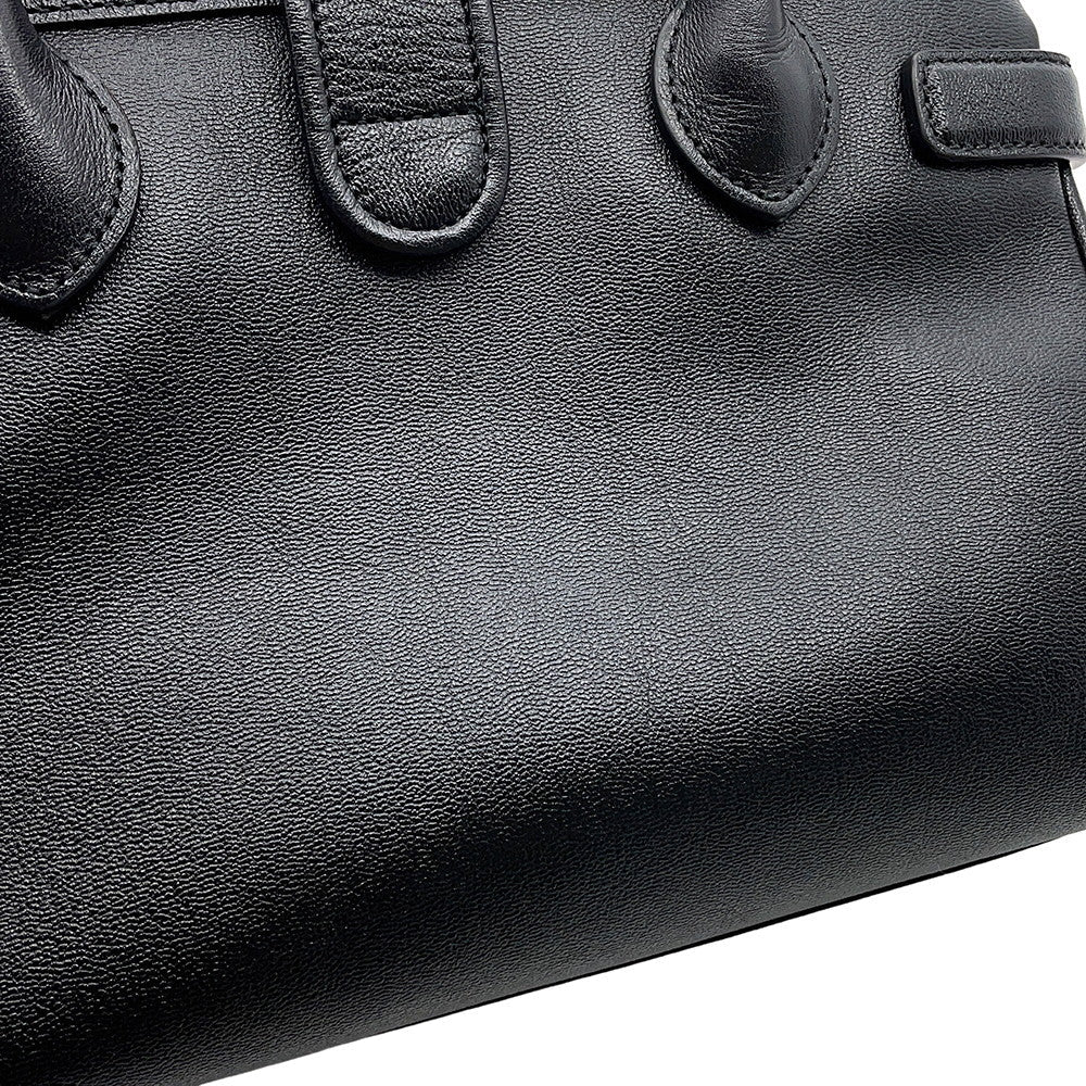 GUCCI 2WAYHandbag Black658450 498879 Leather
