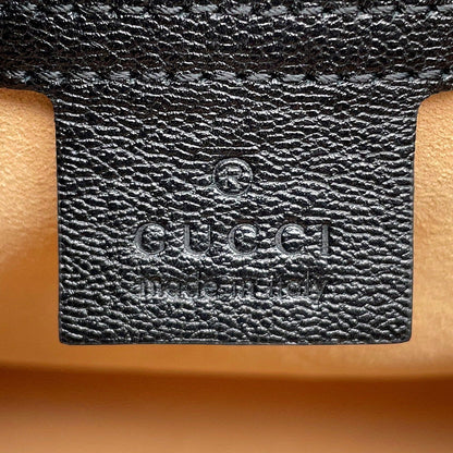 GUCCI 2WAYHandbag Black658450 498879 Leather