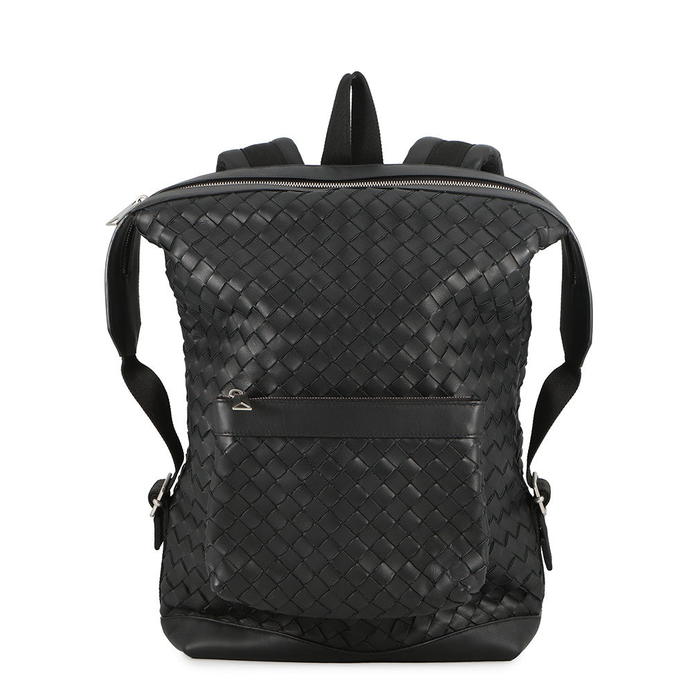 Bottega Veneta INTRECCIATO Backpack Black653118 Leather