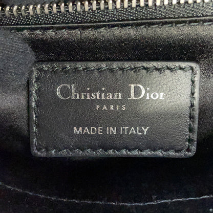 Dior Cannage Lady Dior 2-Way Handbag BlackM0500PRTC_M911 Satin Bijoux Size Mini