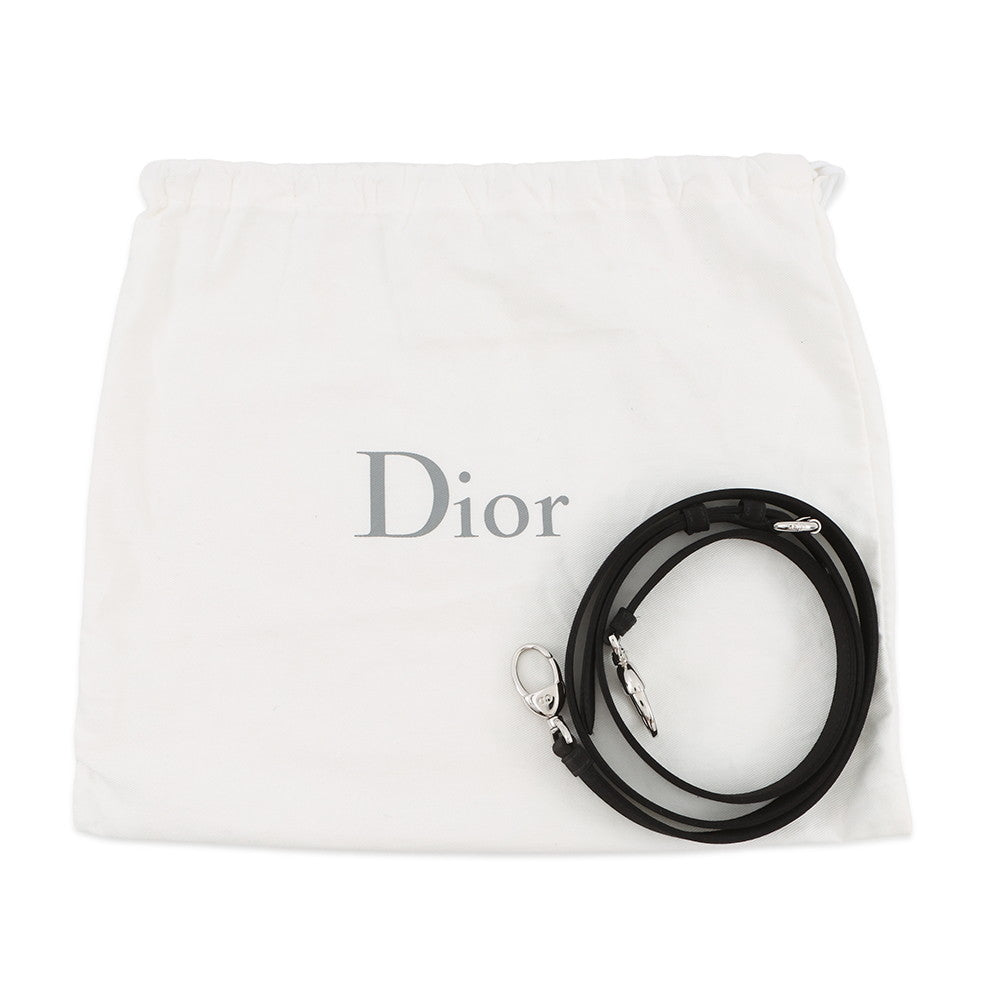 Dior Cannage Lady Dior 2-Way Handbag BlackM0500PRTC_M911 Satin Bijoux Size Mini