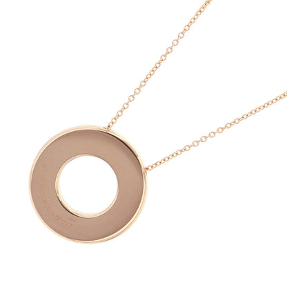 TIFFANY&Co. Atlas X Closed Circle Necklace 18K Pink Gold